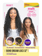 Janet Collection Melt  Human Hair  HD 360 with 13X6 Frontal Lace UNIMIX ENCORE LAVIE BOHO DREAM LOCS 32"" Wig
