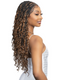Janet Collection Melt  Human Hair  HD 360 with 13X6 Frontal Lace UNIMIX ENCORE LAVIE BOHO SENEGAL TWIST 30" Wig