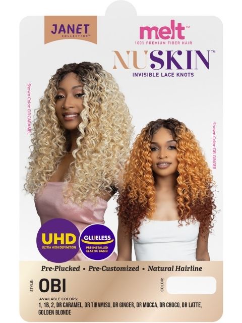 Janet Collection Melt Nuskin UHD Deep Part Lace Wig - OBI