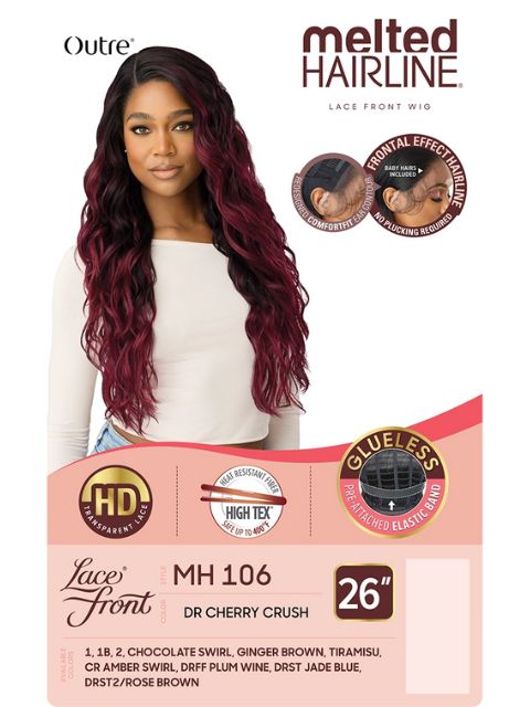 Outre Melted Hairline Premium Synthetic Glueless MH-106 HD Lace Front Wig