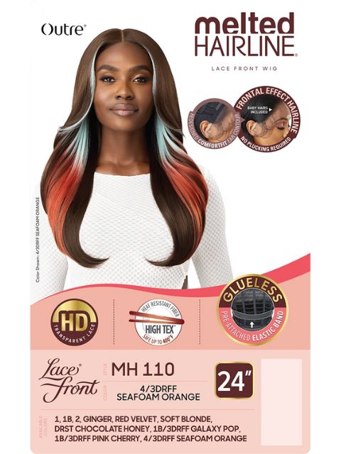 Outre Melted Hairline Premium Synthetic Glueless MH-110 HD Lace Front Wig