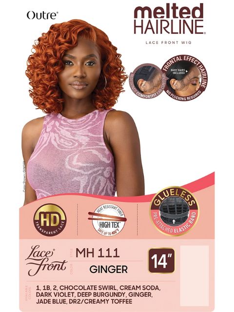 Outre Melted Hairline Premium Synthetic Glueless MH-111 HD Lace Front Wig