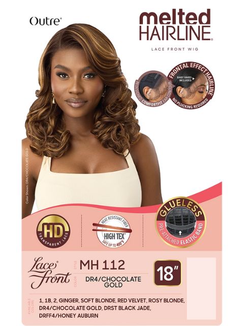 Outre Melted Hairline Premium Synthetic Glueless MH-112 HD Lace Front Wig