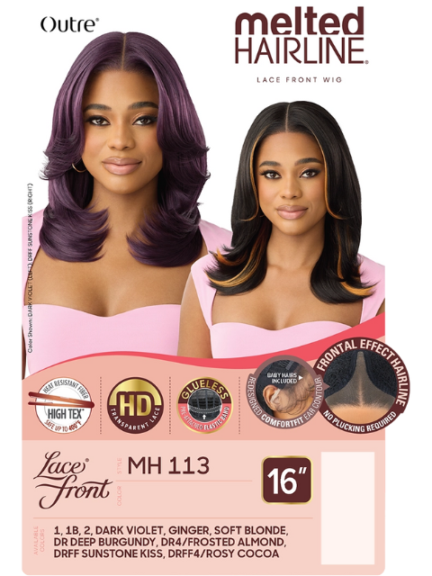 Outre Melted Hairline Premium Synthetic Glueless MH 113 HD Lace Front Wig