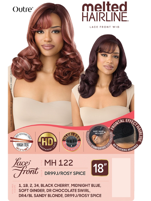 Outre Melted Hairline Premium Synthetic Glueless HD MH 122 Lace Front Wig