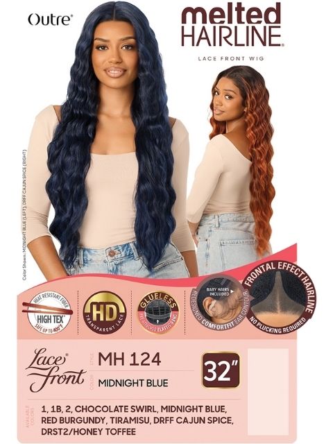 Outre Melted Hairline Premium Synthetic Glueless MH 124" HD Lace Front Wig