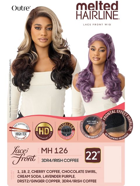 Outre Melted Hairline Premium Synthetic Glueless HD MH 126" Lace Front Wig