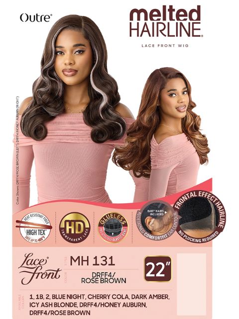 Outre Melted Hairline Premium Synthetic Glueless MH 131" HD Lace Front Wig