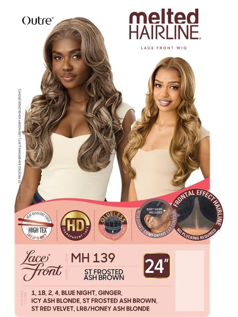 Outre Melted Hairline Premium Synthetic Glueless MH 139" HD Lace Front Wig