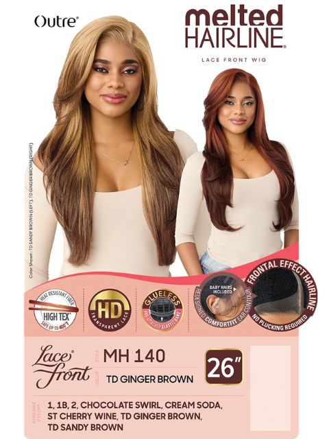 Outre Melted Hairline Premium Synthetic Glueless HD Lace Front Wig -MH 140