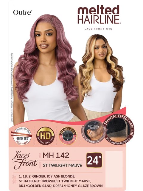Outre Melted Hairline Premium Synthetic Glueless HD MH 142"  Lace Front Wig