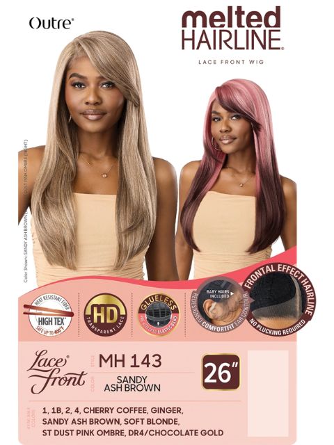 Outre Melted Hairline Premium Synthetic Glueless MH 143" HD Lace Front Wig