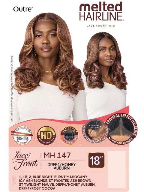 Outre Melted Hairline Premium Synthetic Glueless MH 147" HD Lace Front Wig