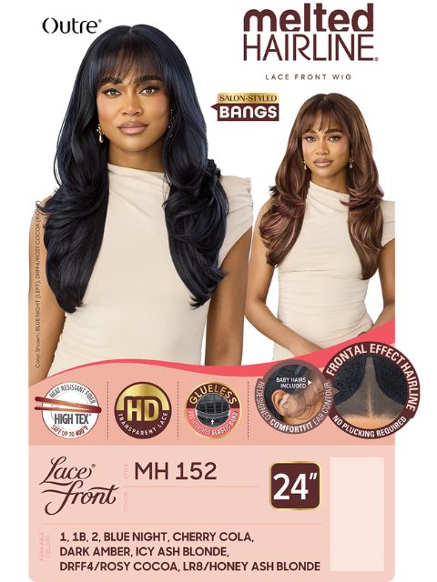 Outre Melted Hairline Premium Synthetic Glueless HD MH 152" Lace Front Wig