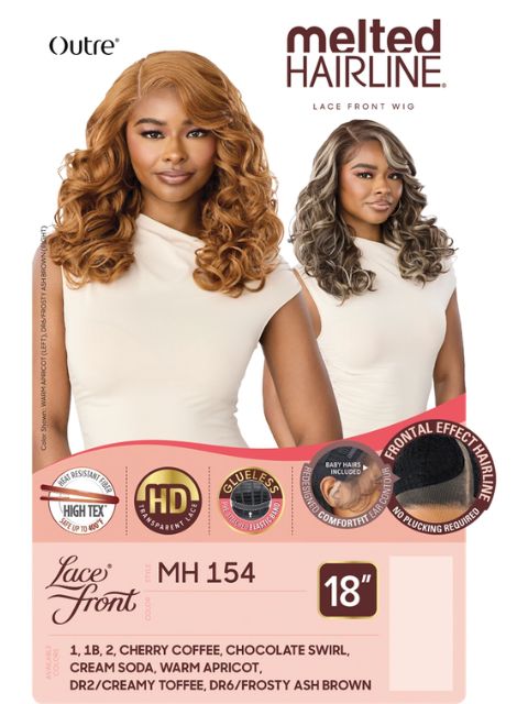 Outre Melted Hairline Premium Synthetic Glueless HD MH 154" Lace Front Wig