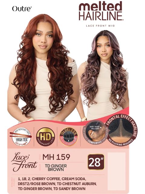Outre Melted Hairline Premium Synthetic Glueless MH 159" HD Lace Front Wig