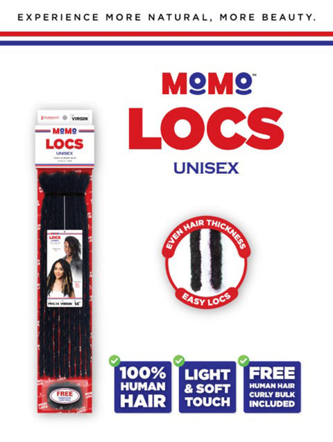 Harlem 125 100% Human Hair Momo Locs UNISEX Man & Women (MHL)