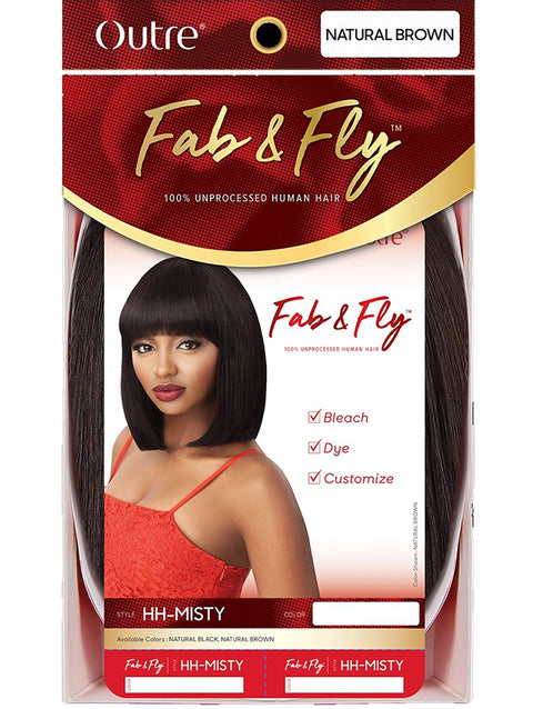 Outre Premium Fab & Fly Human Hair Wig - MISTY