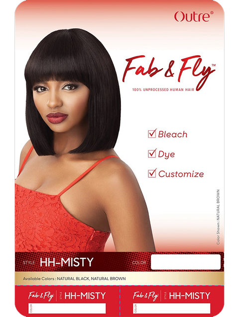 Outre Premium Fab & Fly Human Hair Wig - MISTY