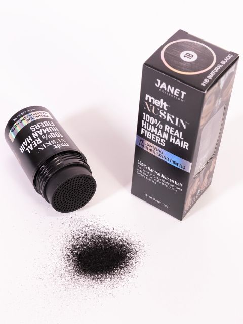 Janet collection melt NUSKIN 100% Human Hair Volumizing Hair-Building Fibers 18g(for Men)