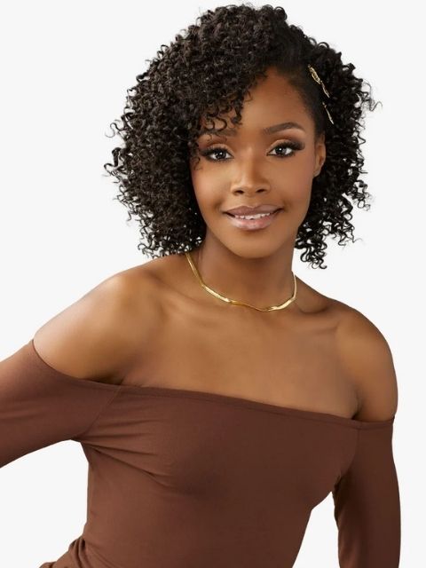 Sensationnel ModCut Human Hair Blend ModCut_BURMESE CURL 10S" Weave