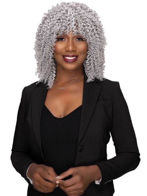 Femi Collection Ms. Granny Human Hair Blend  Weave-BOHEMIAN"
