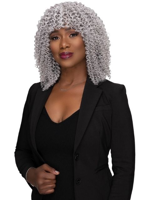 Femi Collection Ms. Granny Human Hair Blend  Weave-BOHEMIAN"