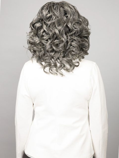 Femi Collection Ms. Granny Human Hair Blend ROMANTIC CURL WVG 10" Weave