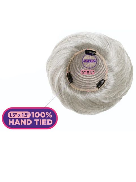 Femi Collection Ms Granny 100% Human Hair 5x5 TOPPER"