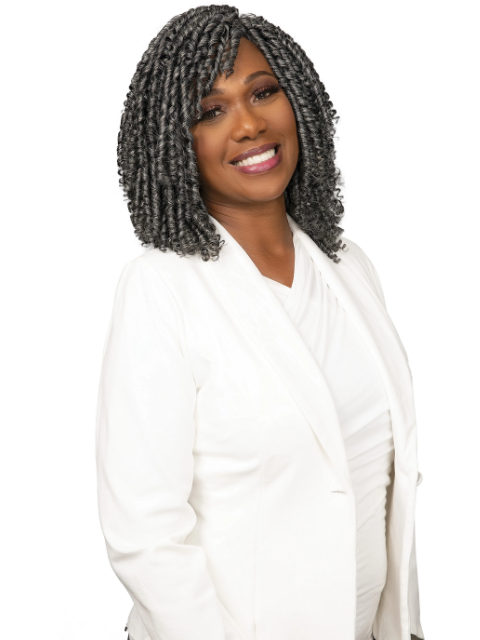 Femi Collection Ms. Granny Human Hair Blend  Weave-STRAW CURL