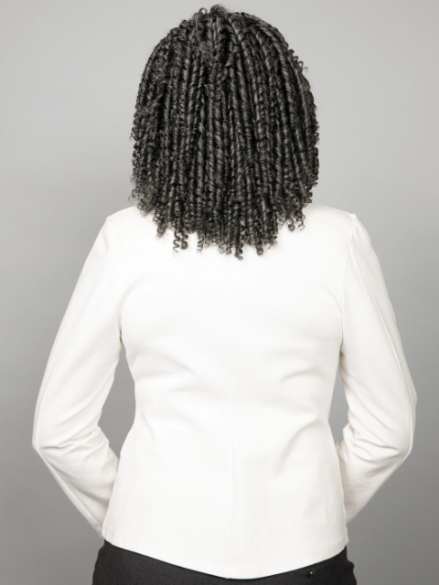 Femi Collection Ms. Granny Human Hair Blend  Weave-STRAW CURL