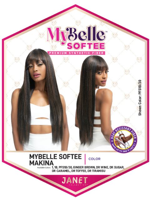Janet Collection MyBelle Hi-Tech Super Light Fiber Softee Wig - MAKINA