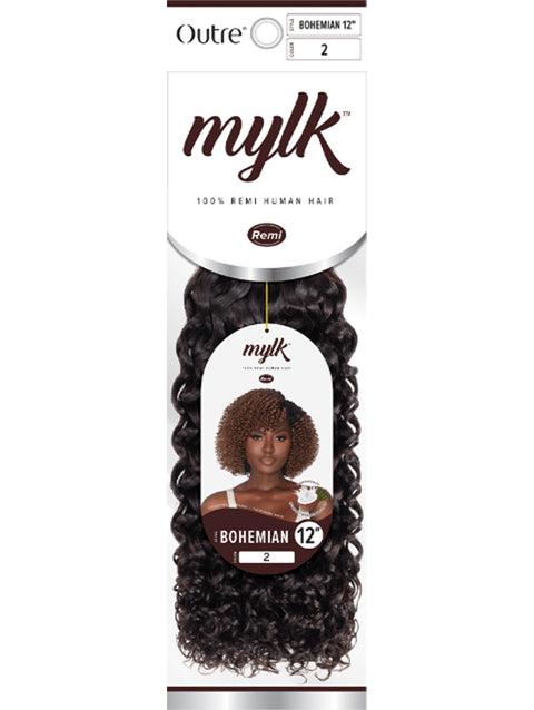 Outre MYLK 100% Remi Human Hair Weave - (10"12"14"18")MYLK BOHEMIAN