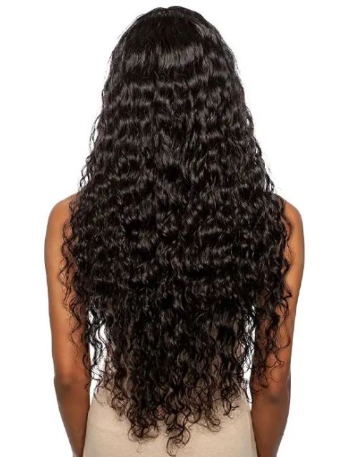 Mane Concept Trill 11A 100% Unprocessed Human Hair Full Wig - TRM114 DEEP CURL FULL BANG 32"