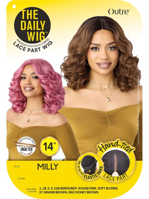 Outre The Daily Wig Hand-Tied Lace Part Wig - MILLY
