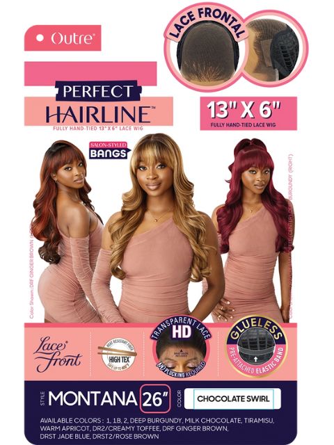Outre Perfect Hairline Fully Hand-Tied 13X6 Glueless HD Lace Front Wig  - MONTANA