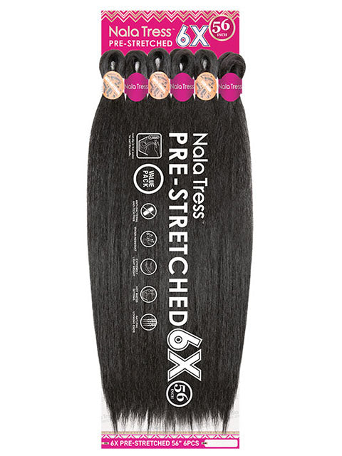 Janet Collection Nalatress 6X Pre-Stretched Braid 56″