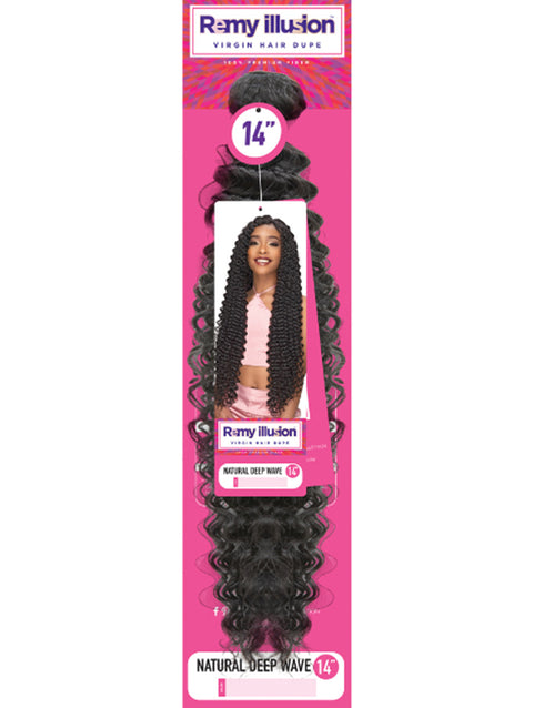 SALE! Janet Collection Remy Illusion NATURAL DEEP WAVE Weave (RIND)