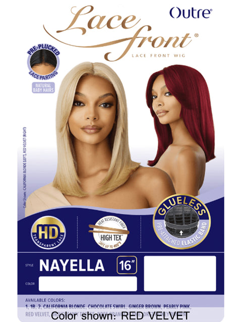 Outre HD Transparent Glueless Lace Front Wig - NAYELLA