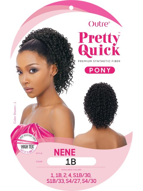 Outre Pretty Quick-Pony Drawstring NENE" Ponytail