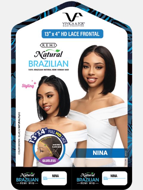 Vivica A Fox 100% Unprocessed Human Hair Front Lace Wig- NINA