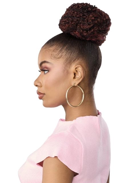 Outre Pretty Quick Premium Synthetic Bun - NATURAL CURLY BUN