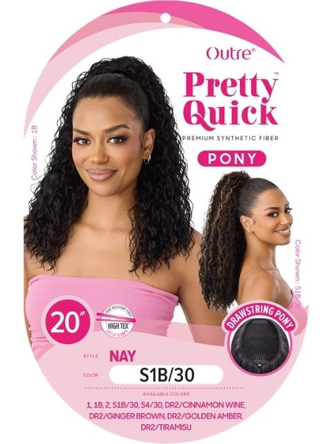 Outre Pretty Quick-Pony Drawstring NAY" Ponytail