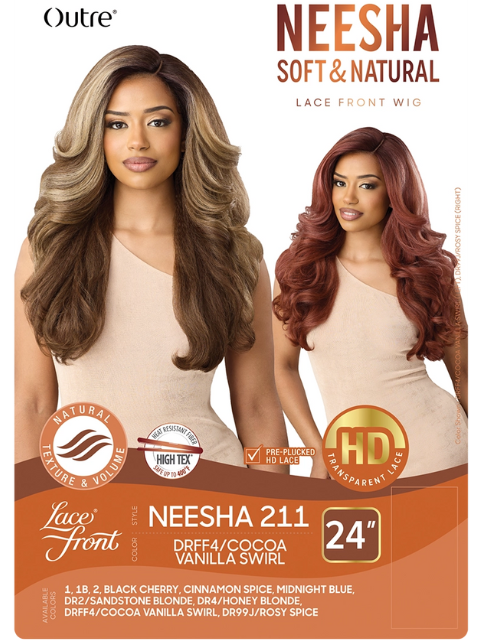 Outre Neesha Soft and Natural NEESHA 211 Lace Front Wig