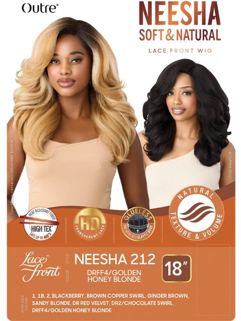 Outre Neesha Soft and Natural NEESHA 212 Lace Front Wig