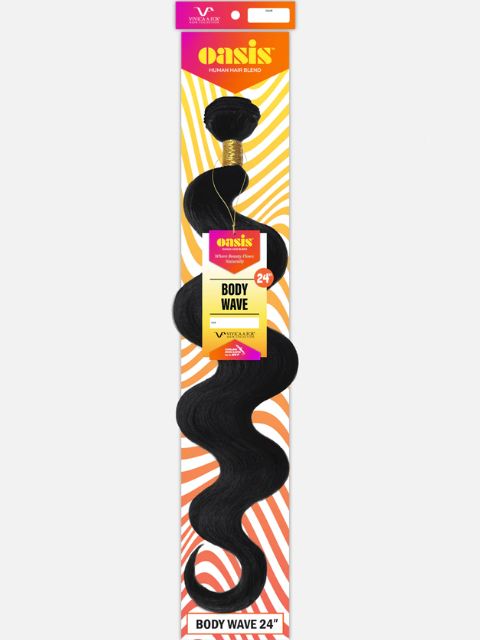 Vivica A Fox Oasis 100% Human Hair Blend Bulk OASIS BODY WAVE 24