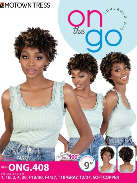 Motown Tress Curlable On The Go Wig -ONG.408