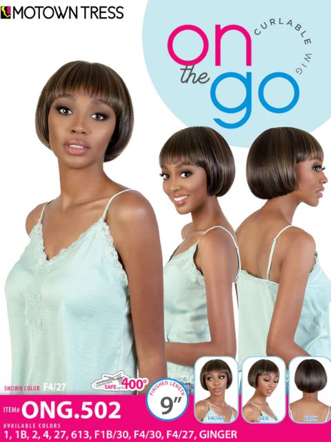 Motown Tress Curlable On The Go Wig -ONG.502