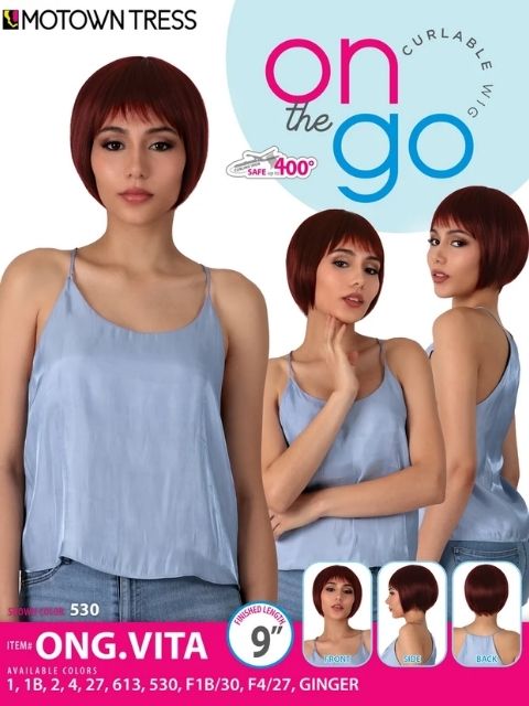 Motown Tress Curlable On The Go Wig -ONG.VITA
