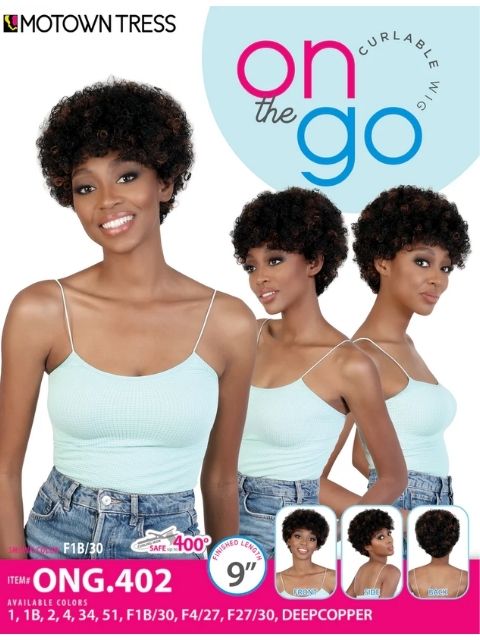 Motown Tress Curlable On The Go Wig ONG.402"